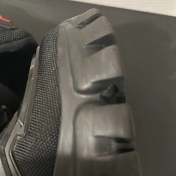 Prada Calzature Donna Nero maglia tech rubber wedge sneakers, Sz 35.5 - Picture 12 of 16